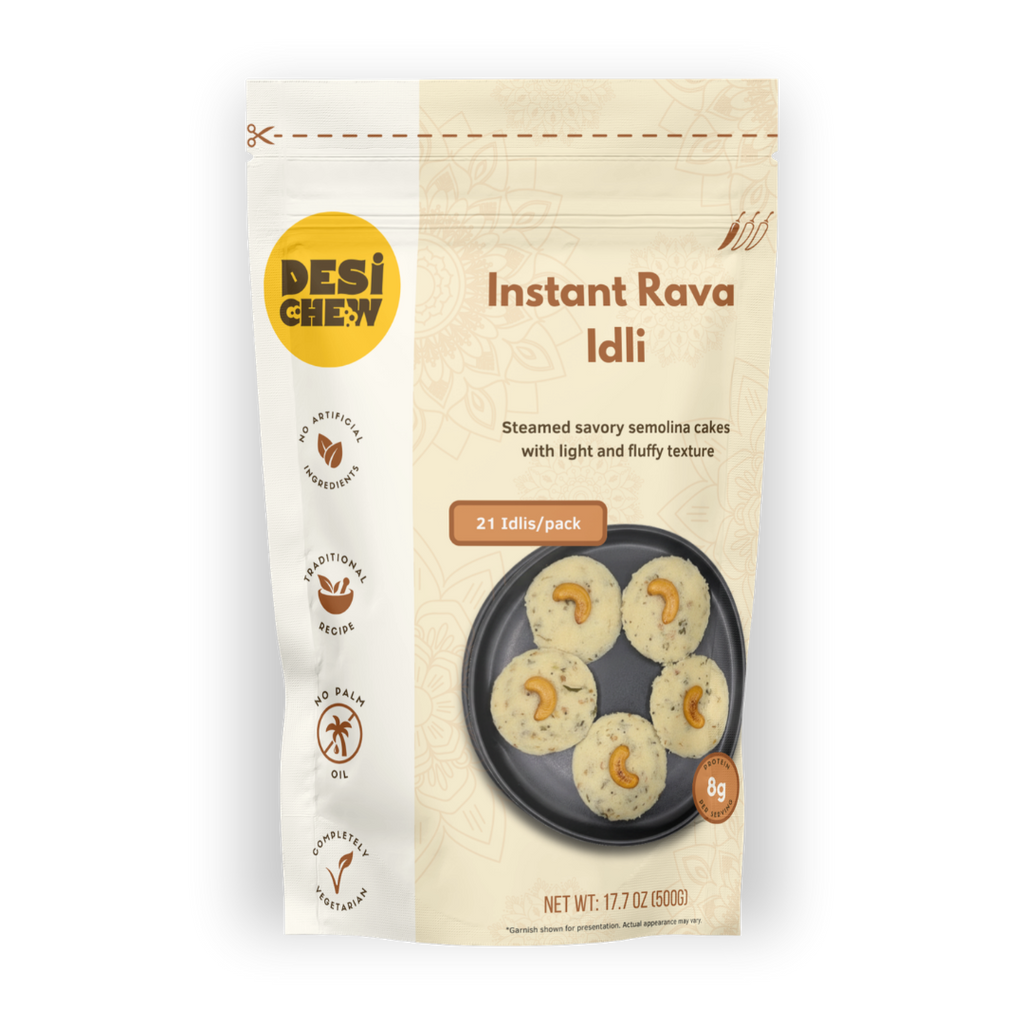 Instant Rava Idli Mix, Soak and steam, 21 Idlis/pack