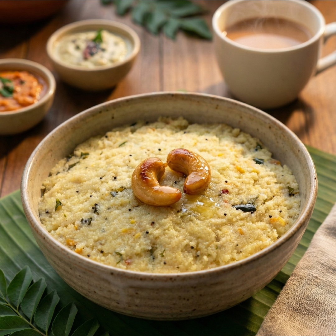 Instant Rava Upma Mix, Just add to boiling water, 6 meals/pack