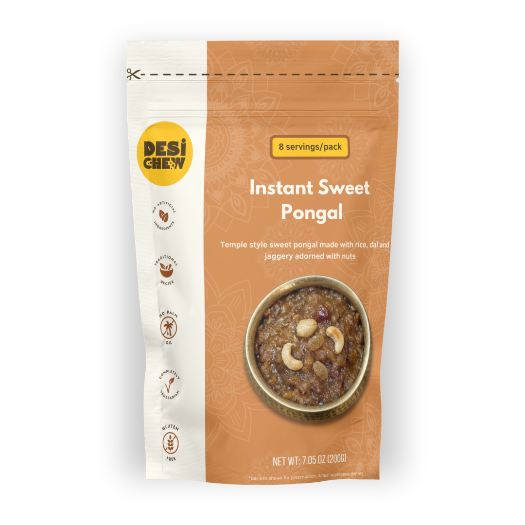 Instant Sweet Pongal, Pressure cook and serve, 8 servings/pack