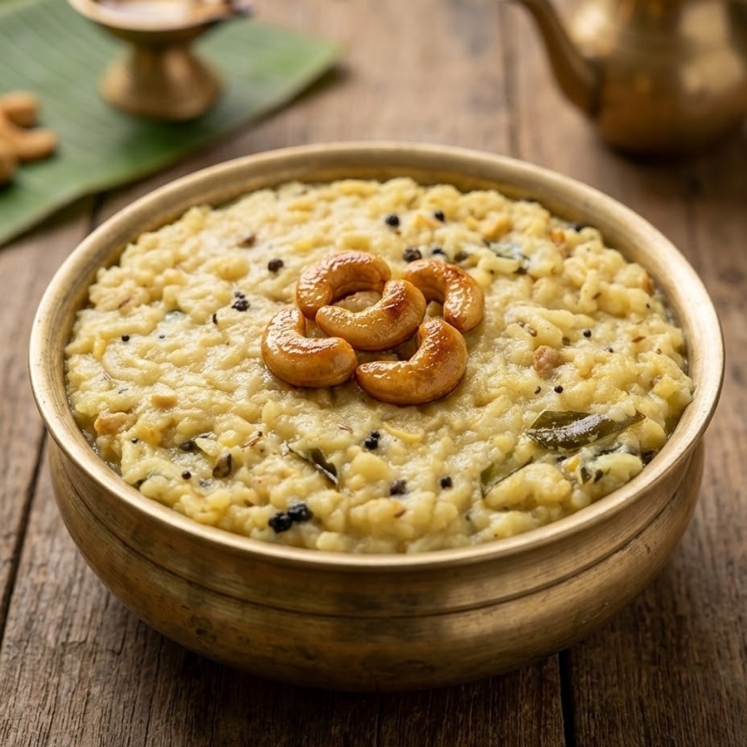 Instant Ven Pongal, Ready to pressure cook, 6 meals/pack