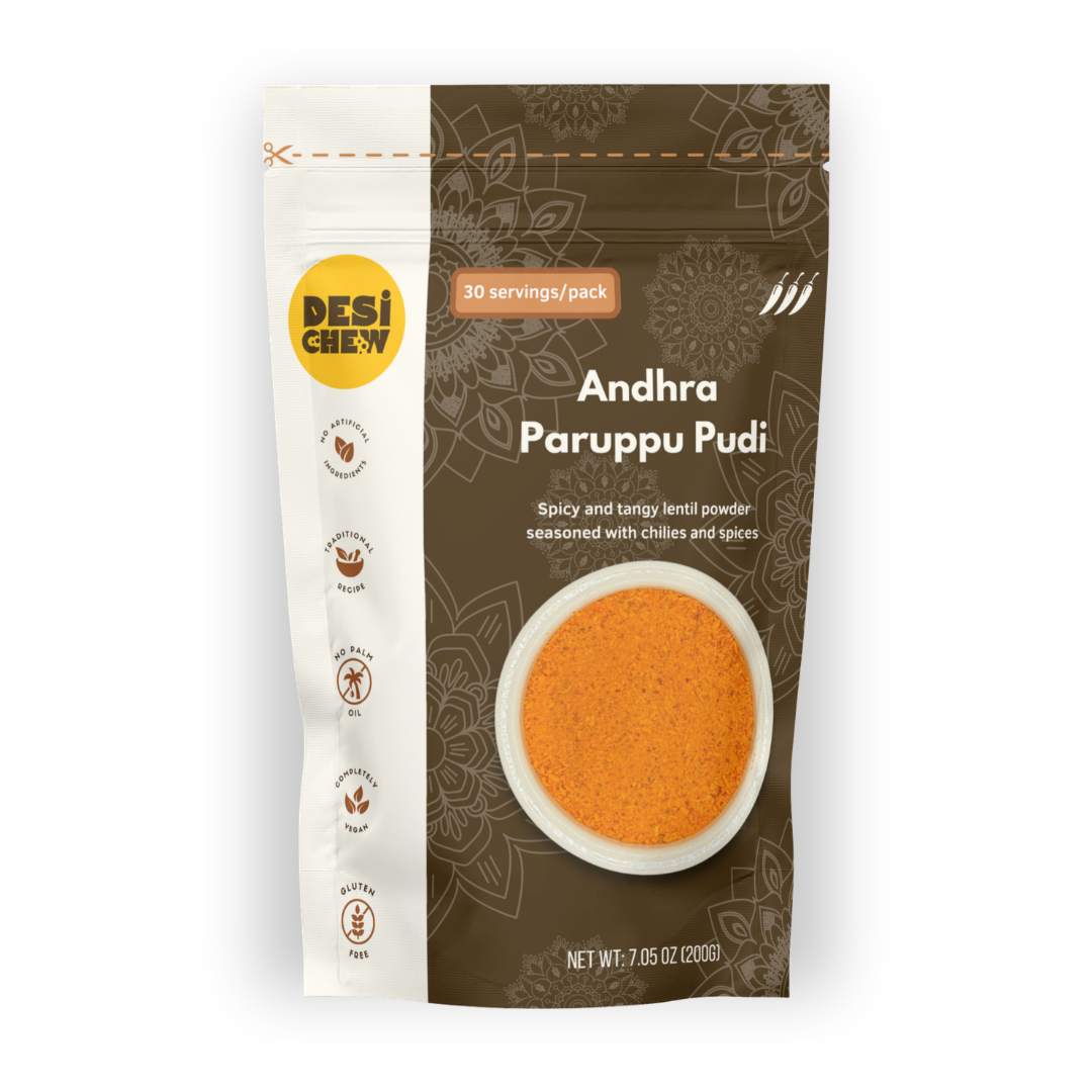 Andhra Paruppu Pudi, Perfect with steaming rice