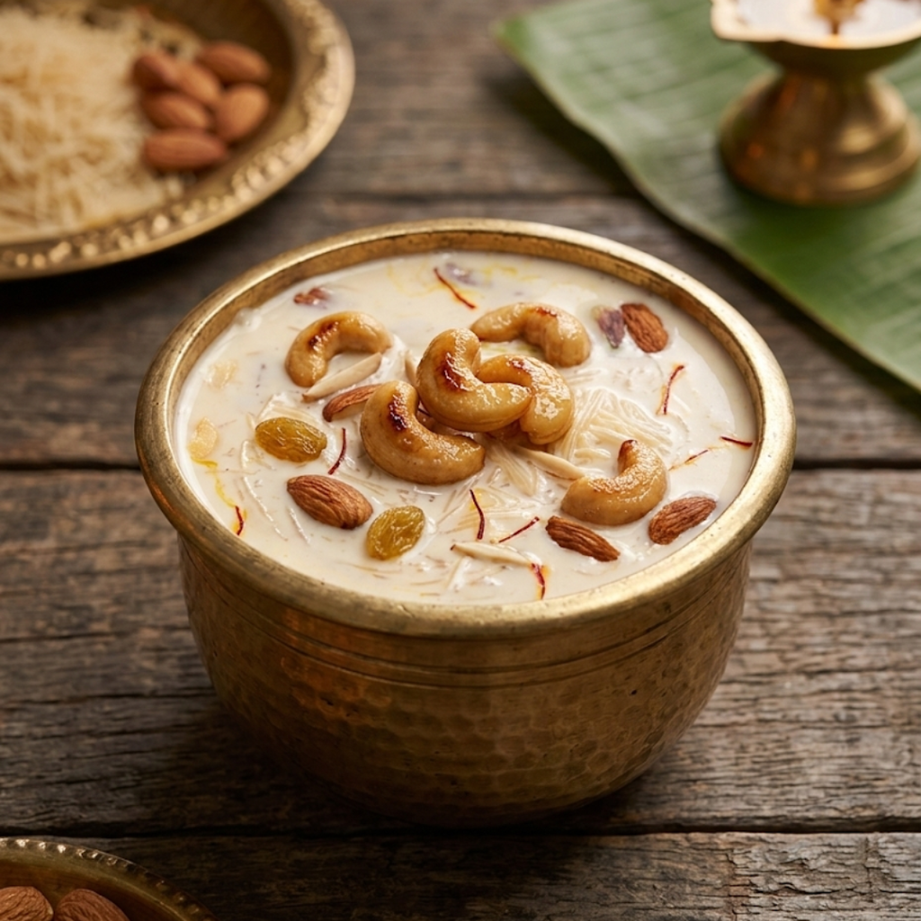 Instant Vermicelli Payasam, Cook with milk for 5 minutes, 8 servings/pack