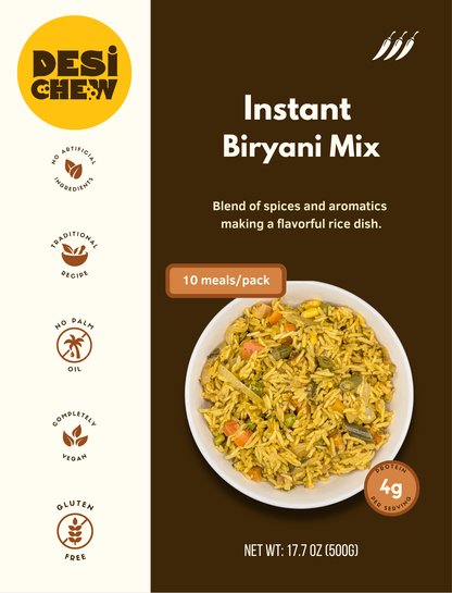 Instant Biryani Mix, Ready to pressure cook