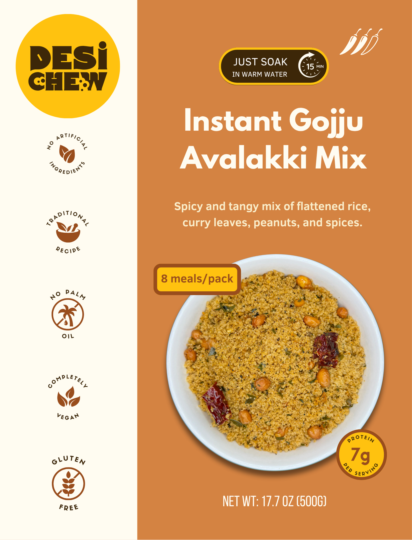 Instant Gojju Avalakki Mix, Just add water