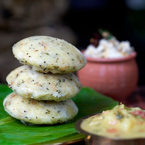 Instant Rava Idli Mix, Soak and steam