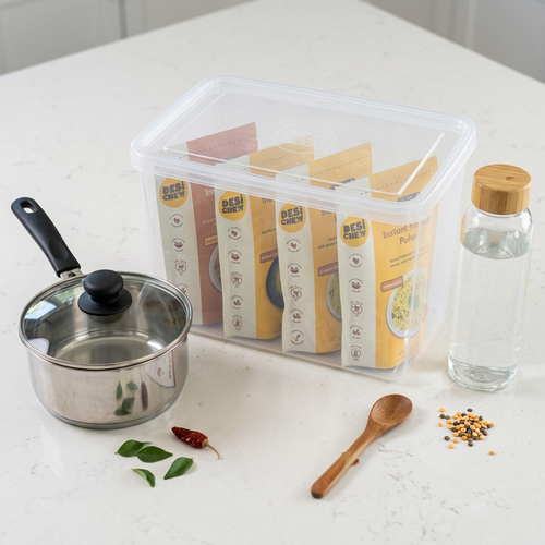 Desi Chew Travel Combo, Great for Travel, Perfect for Camping, 30 meals/combo (15% Off)