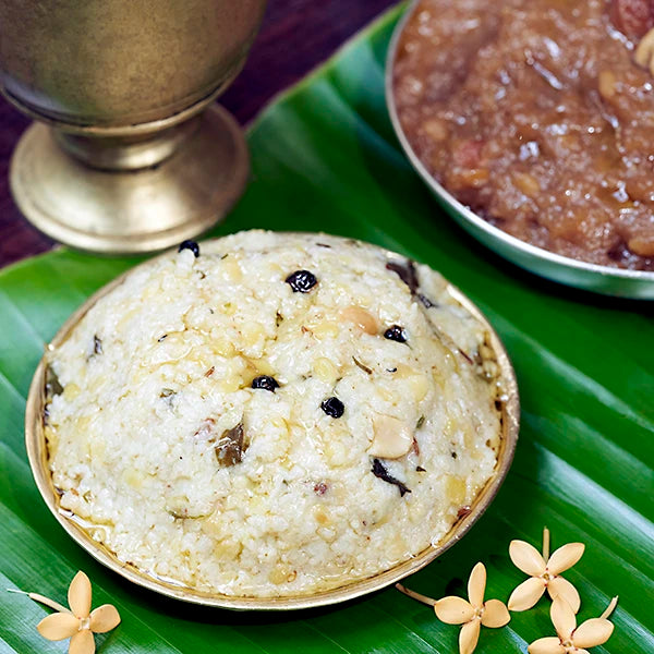 Instant Ven Pongal, Ready to pressure cook, 6 meals/pack