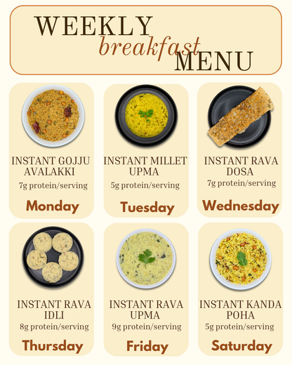 Breakfast Saver Combo (15% off), 44 meals/combo